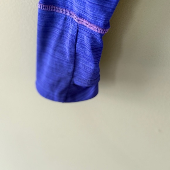 Athleta Purple Long-Sleeve Half Zip Yoga Hoodie - Size M - Picture 2 of 11